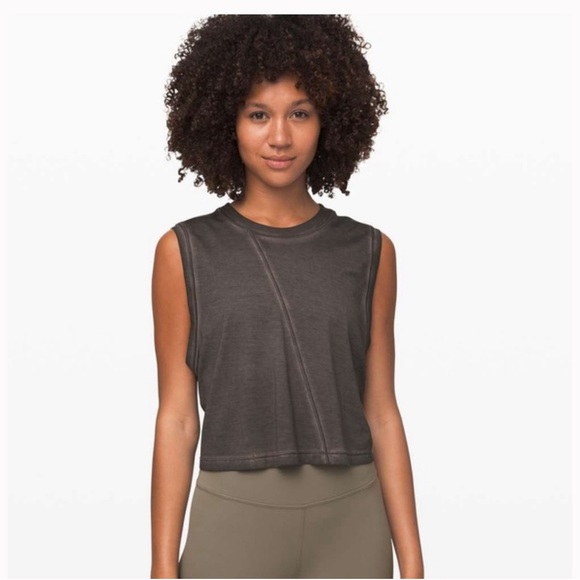 lululemon athletica Tops - LULULEMON Broken Beats Tank
Washed Dark Grey